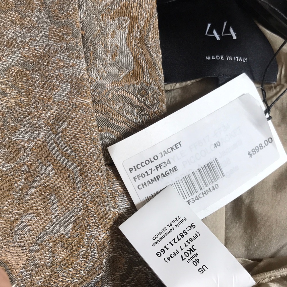 🆕 44 Piccolo Jacket made in Italy 🇮🇹 - Picture 3 of 8